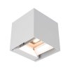 Oprawa ścienna solarna V-TAC 9W LED COB biała kostka 15x15cm IP65 czujnik ruchu VT-409CCT 3000K-4000K-5000K 800lm